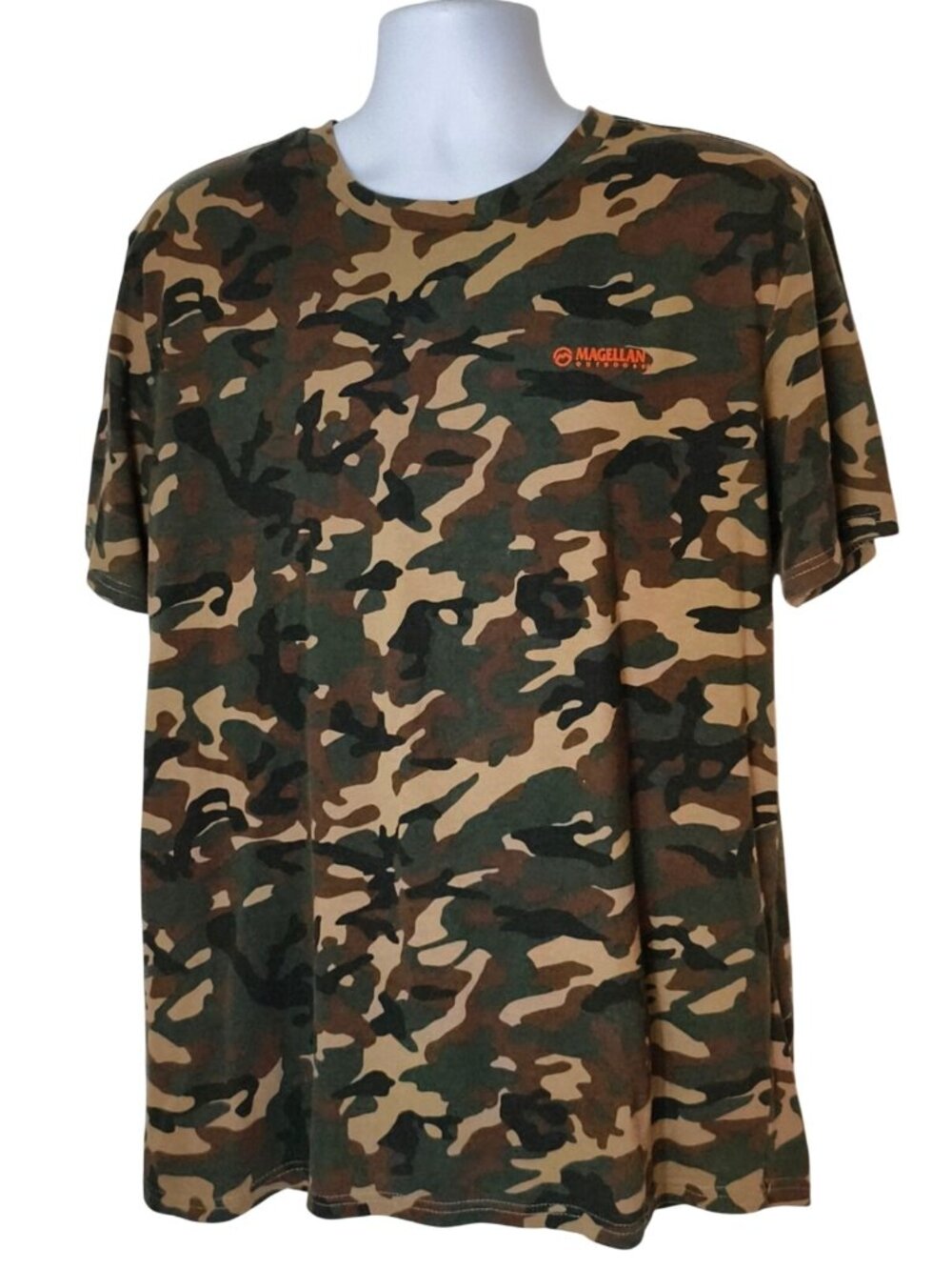 Magellan Outdoors Mens XL Camo Tee Classic Fit Hunting Graphic Tee Cotton Outdoo